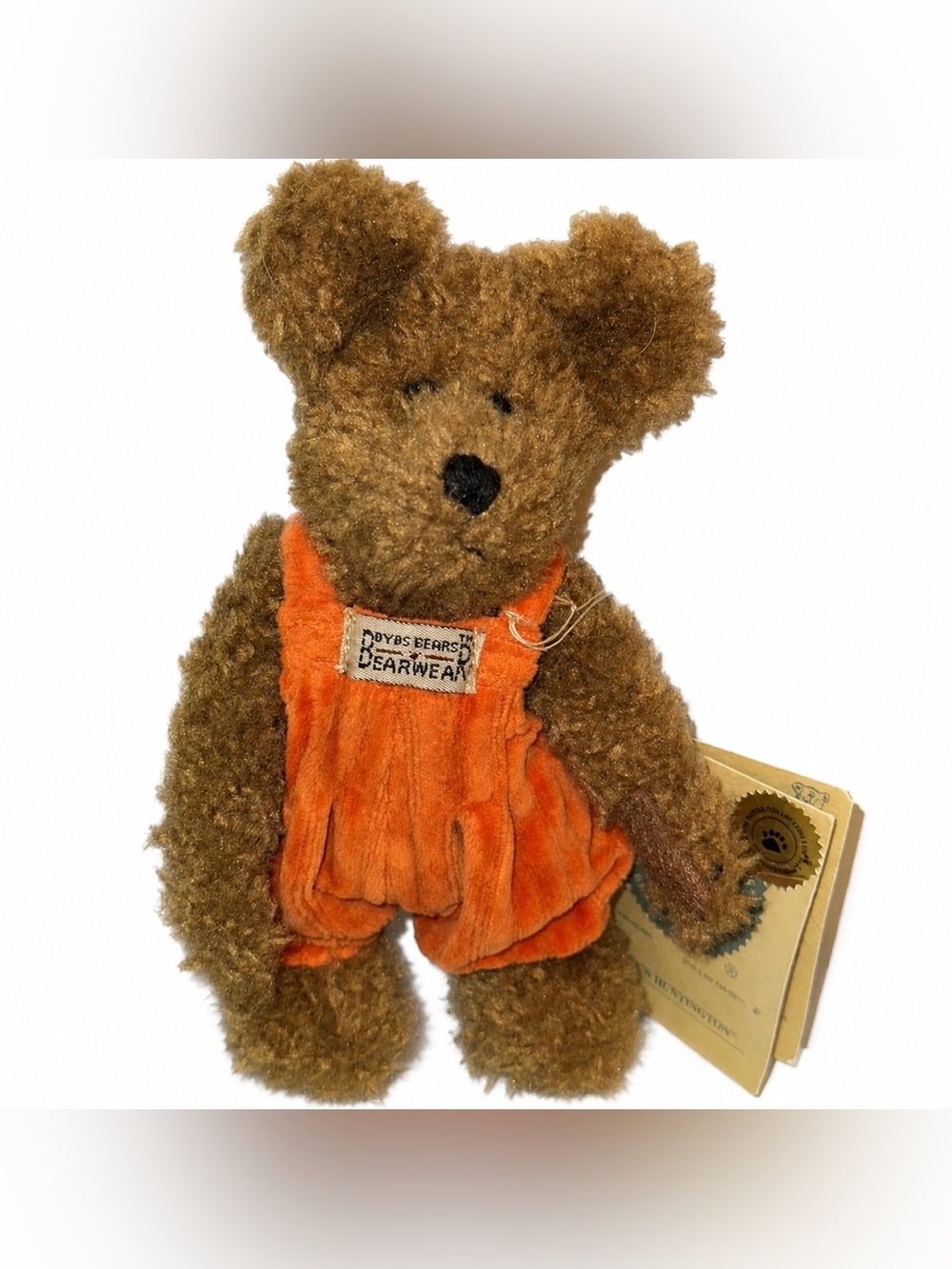 Boyd’s Bear Andrew Huntington 20th Anniversary 6” Archive JB Bean Orange 918053